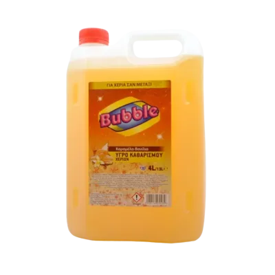 Bubble Υγρό Κρεμοσάπουνο Καραμέλα 4Lt